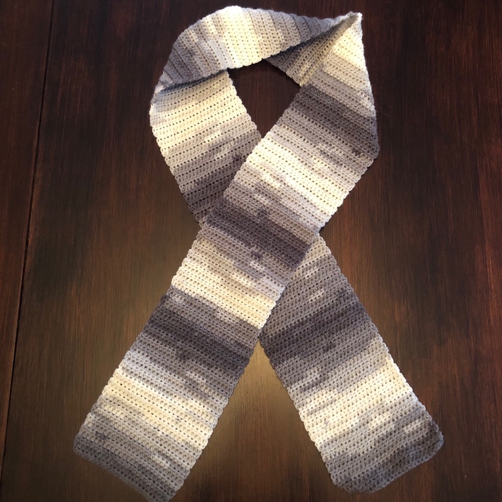 Handmade Ombré Crochet Scarf